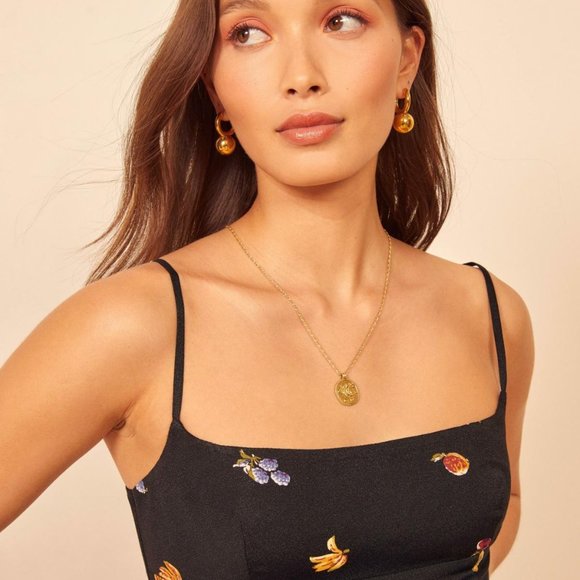 Reformation Black Floral Camisole - Picture 2 of 10